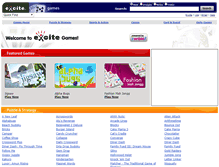 Tablet Screenshot of excitegames.iwon.com